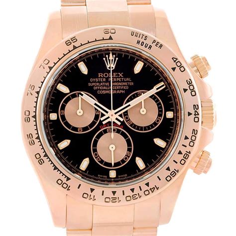 18k rolex daytona cosmograph|rolex daytona rose gold 116505.